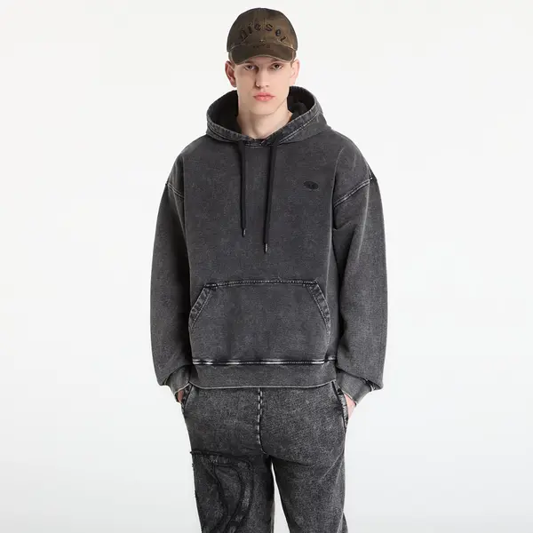 Diesel Hoodica Diesel S-Boxt-Hood-Den Sweatshirt Black/ Violet L