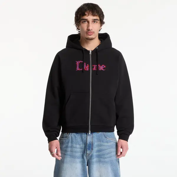 DIME Hoodica Dime Classic Veins Zip Hoodie UNISEX Black S