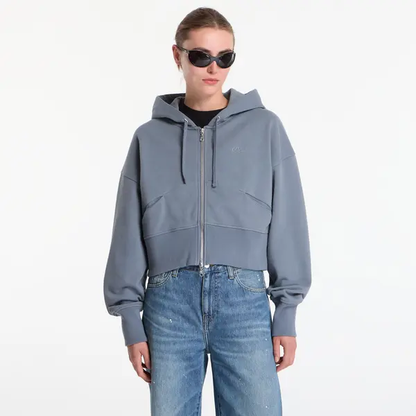 DIME Hoodica Dime Cropped Zip Hoodie Granite XL