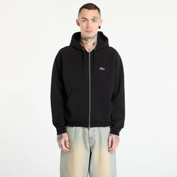 DIME Hoodica DIME Cursive Small Logo Zip Hoodie UNISEX Black M