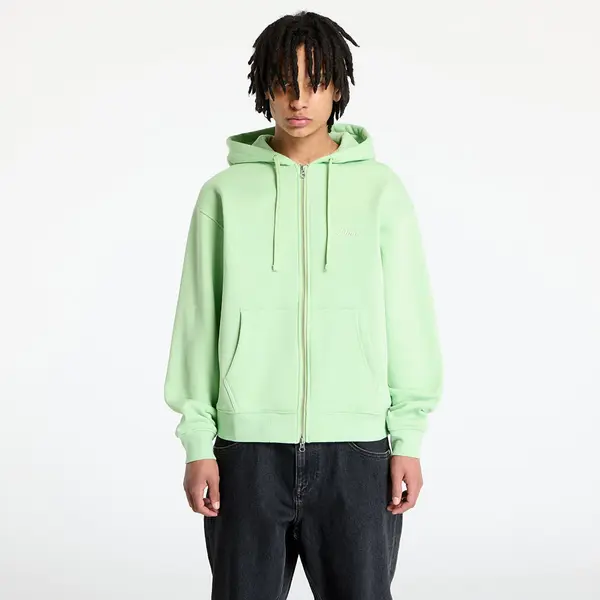 DIME Hoodica DIME Cursive Zip-Hoodie UNISEX Sage Green XS