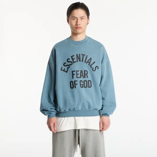 Fear of God Essentials Hoodica Fear of God Essentials Campus 90'S Crewneck Sweater Faded Coastal M