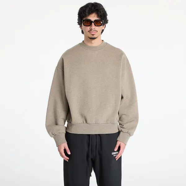 Fear of God Essentials Hoodica Fear of God Essentials Classic Fit Fleece Crewneck Homestead Heather XXS