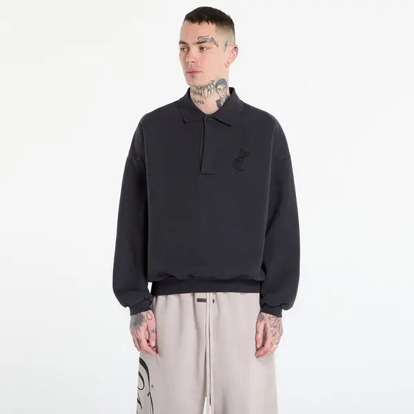 Fear of God Essentials Hoodica Fear of God Essentials Classic Polo Sweatshirt Vintage Black M