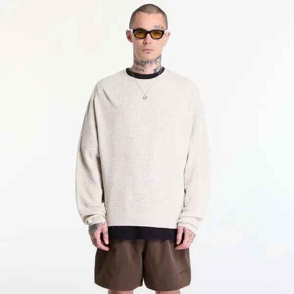 Fear of God Essentials Hoodica Fear of God Essentials Signature Waffle 90'S Crewneck Oatmeal Heather/ Blk XL