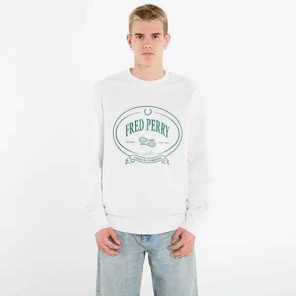 FRED PERRY Hoodica FRED PERRY Chosen By Champions Sweatshirt Snow White XL