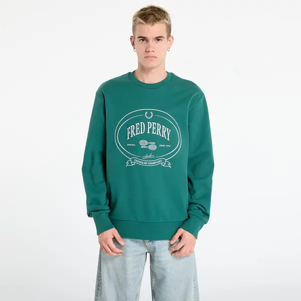 FRED PERRY Hoodica FRED PERRY Chosen By Champions Sweatshirt Sport Green L