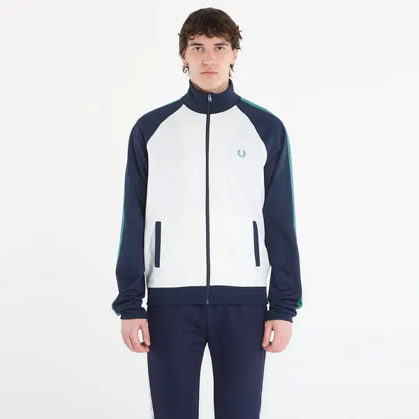 FRED PERRY Hoodica FRED PERRY Contrast Sleeve Track Jacket Snow White L