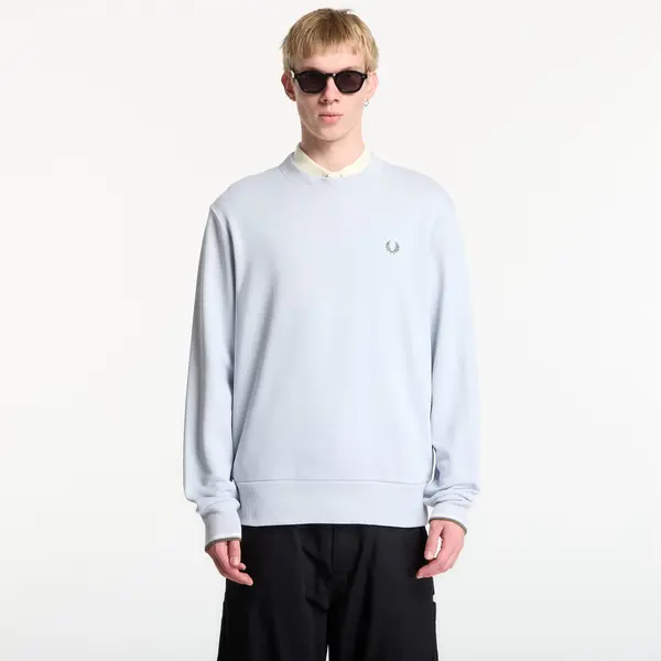 FRED PERRY Hoodica Fred Perry Crew Neck Sweatshirt Dusky Blue L