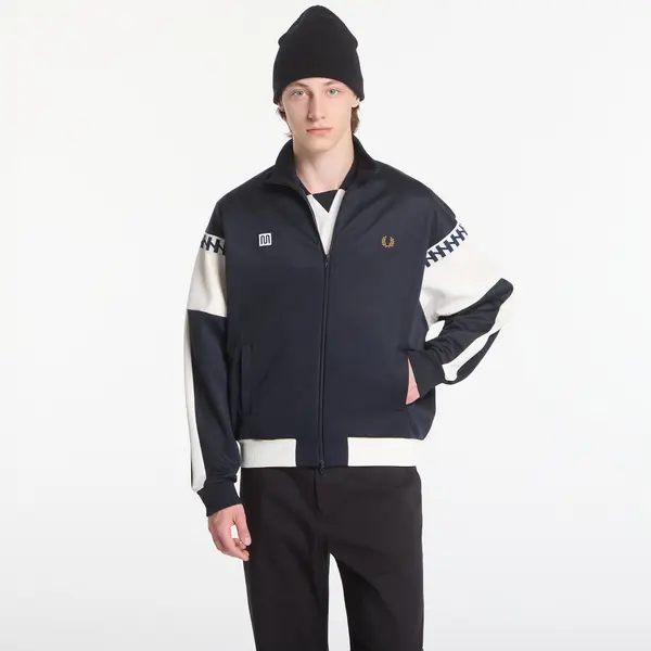 FRED PERRY Hoodica Fred Perry Meyba Cut And Sew Track Jacket Black L