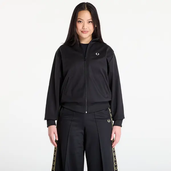 FRED PERRY Hoodica FRED PERRY Taped Track Jacket Black 40
