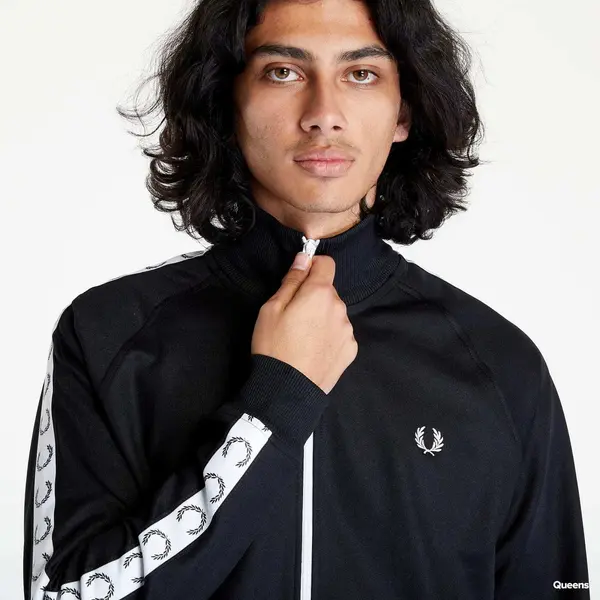 FRED PERRY Hoodica FRED PERRY Taped Track Jacket Black XL