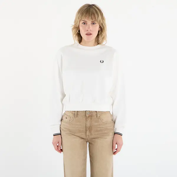 FRED PERRY Hoodica FRED PERRY Tipped Sweatshirt Snow White 36