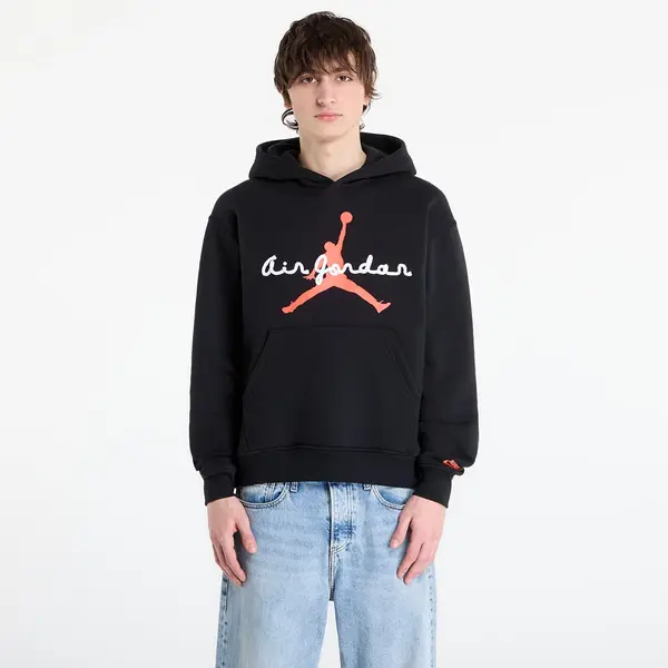 Jordan Hoodica Jordan Brooklyn Fleece Men's Pullover Hoodie Black/ Infrared 23 L