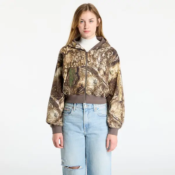 Jordan Hoodica Jordan Brooklyn Fleece Women's Realtree Mod Crop Full-Zip Hoodie Sail/ Sail L
