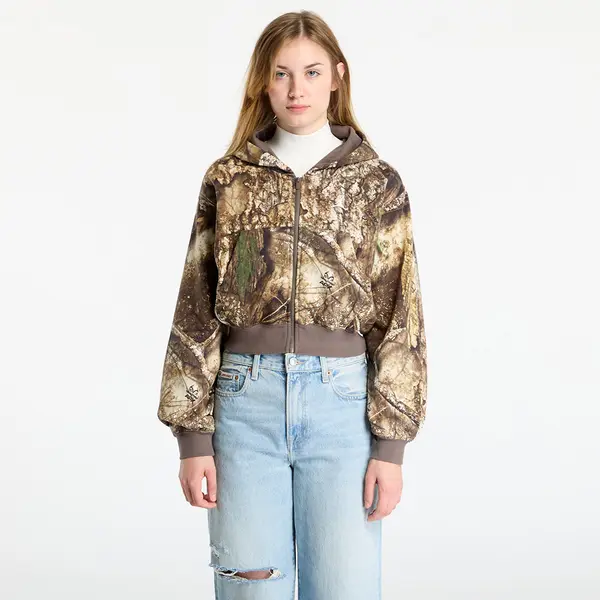 Jordan Hoodica Jordan Brooklyn Fleece Women's Realtree Mod Crop Full-Zip Hoodie Sail/ Sail M