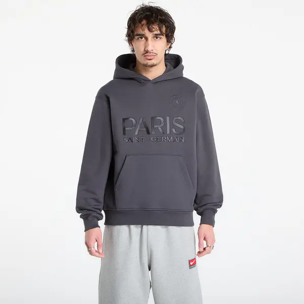 Jordan Hoodica Jordan Paris Saint-Germain Men's Fleece Hoodie Anthracite L