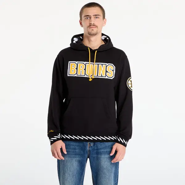 Mitchell & Ness Hoodica Mitchell & Ness NHL Playmaker Fleece Hoodie Vintage Logo Ducks Black XL