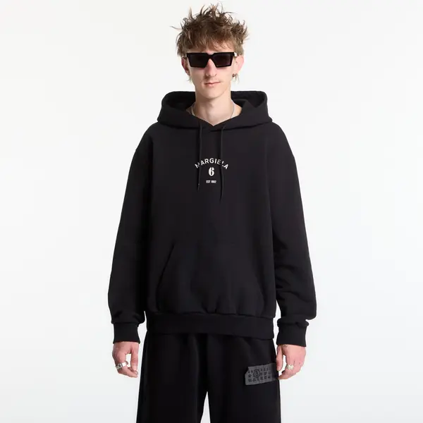 MM6 Hoodica MM6 Mannequin Print Hooded Sweatshirt Black L