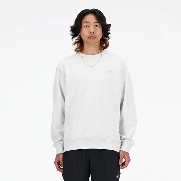 New Balance Hoodica New Balance Athletics French Terry Crew Ash Heather XXL