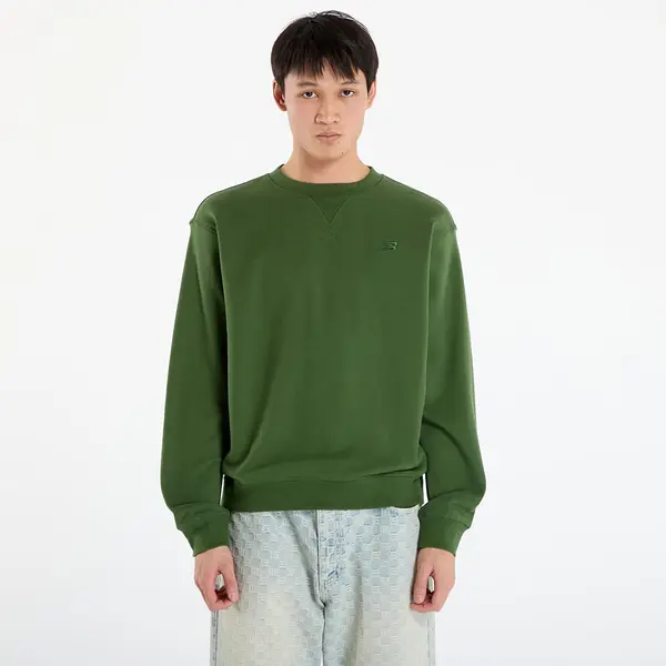 New Balance Hoodica New Balance Athletics French Terry Crew Dark Alpine Green S