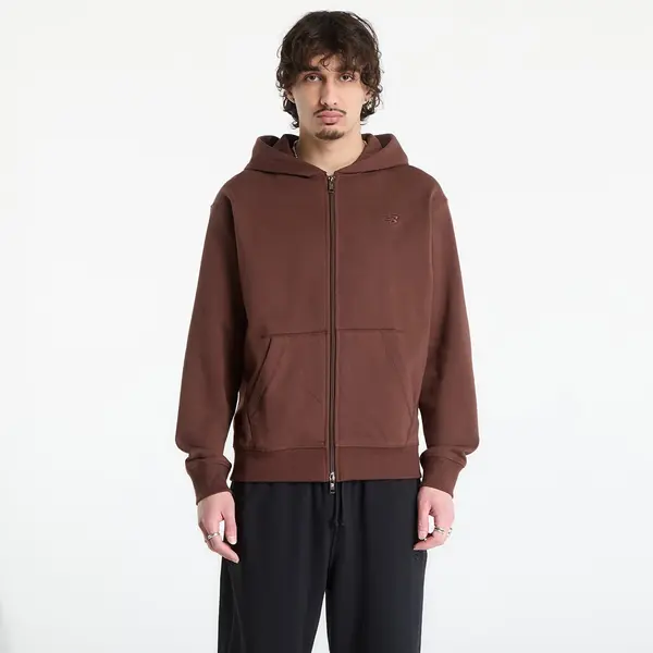 New Balance Hoodica New Balance Athletics French Terry Full Zip Pumpernickel XL