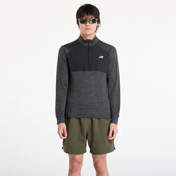 New Balance Hoodica New Balance Athletics Heat Grid 1/2 Zip Black XL
