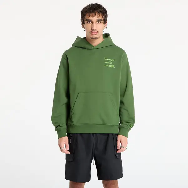 New Balance Hoodica New Balance Athletics Runners Arent Normal Hoodie Dark Alpine Green M