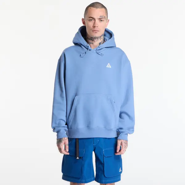 Nike Hoodica Nike ACG "Tuff Fleece" Pullover Hoodie Work Blue/ Sea Glass/ Summit White M