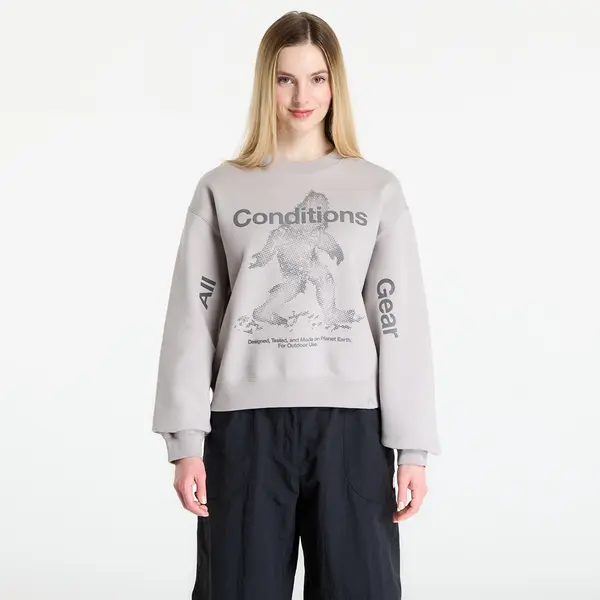 Nike Hoodica Nike ACG "Tuff Fleece" Women's Therma-FIT Crew-Neck Sweatshirt College Grey/ Anthracite/ Summit White M