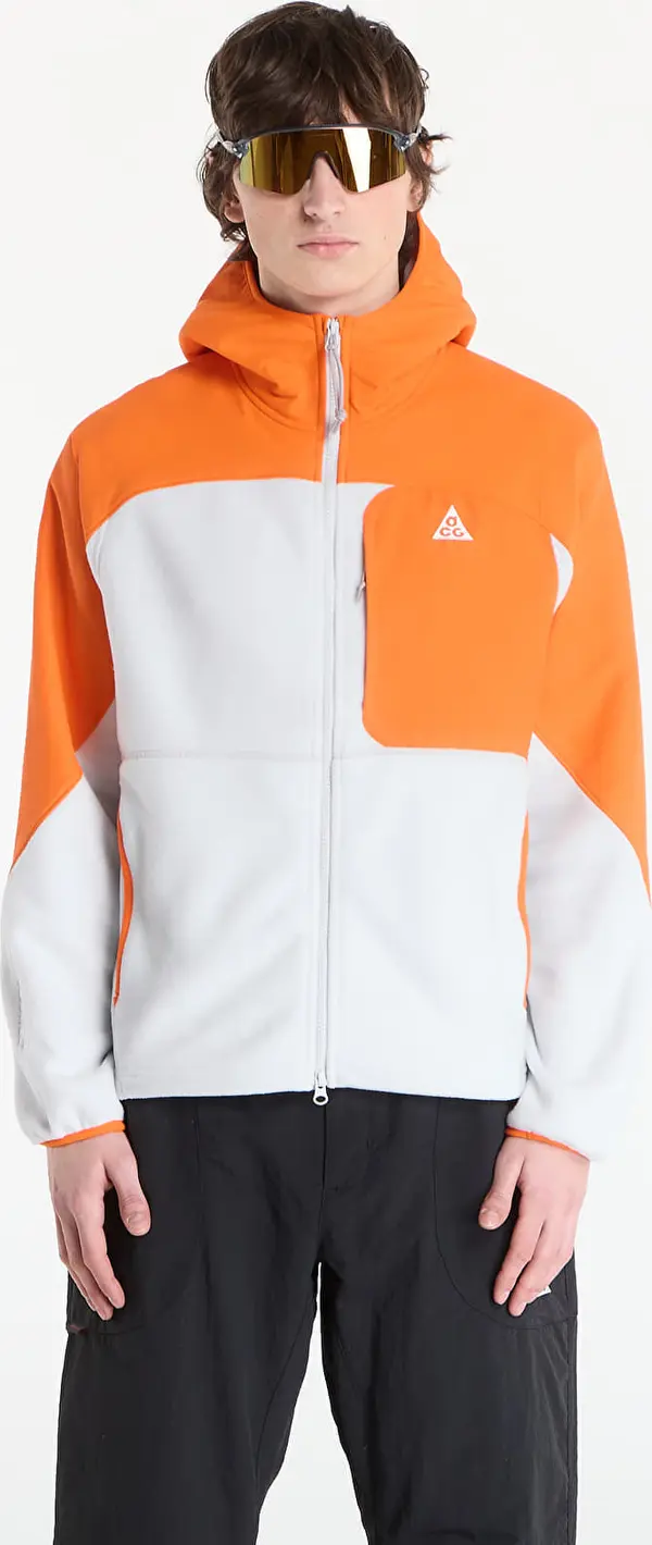 Nike Hoodica Nike ACG "Wolf Tree" Plus Full-Zip Hooded Mid Layer Safety Orange/ Photon Dust/ Summit White XL