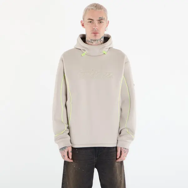 Nike Hoodica Nike Project F.R.O.G. Men's Bubble Mesh Pullover Hoodie Cream Ii/ Black/ Volt Ice/ Volt Ice M