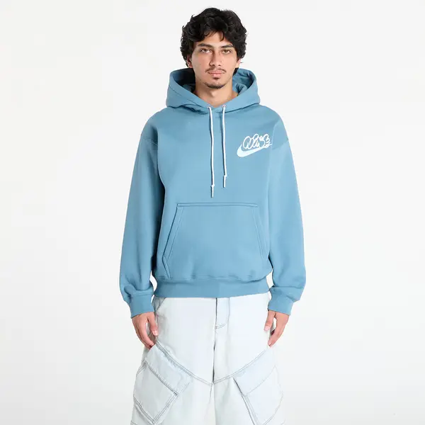 Nike Hoodica Nike Solo Swoosh Men's Fleece Hoodie Smokey Blue S