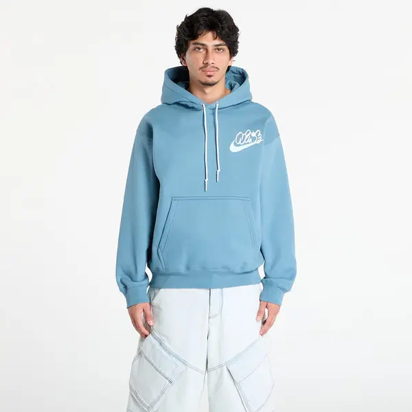 Nike Hoodica Nike Solo Swoosh Men's Fleece Hoodie Smokey Blue S