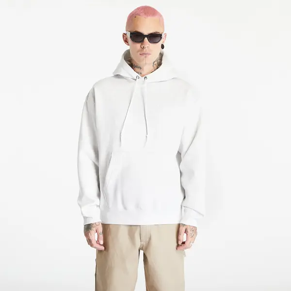 Nike Hoodica Nike Solo Swoosh Men's Fleece Pullover Hoodie Birch Heather/ White S
