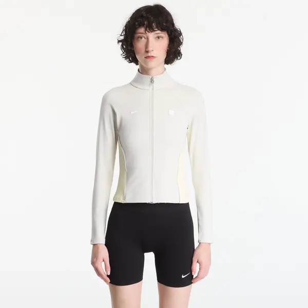 Nike Hoodica Nike Sportswear Women's Full-Zip Long-Sleeve Top Light Bone/ Alabaster L