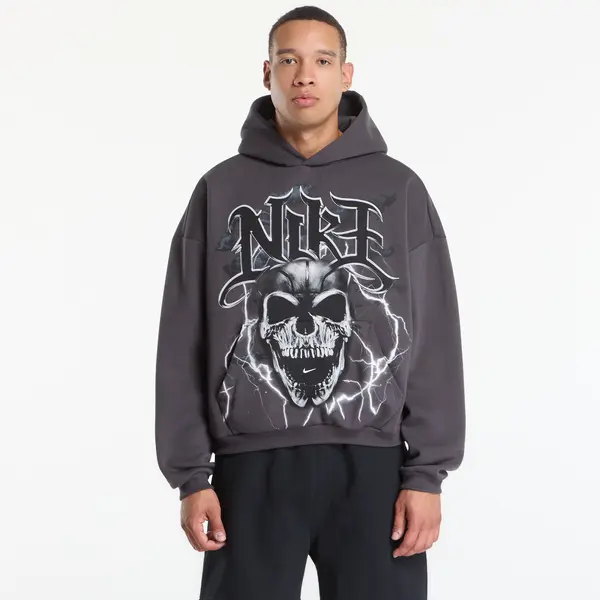 Nike Hoodica Nike Standard Issue Men's Brushed Pullover Basketball Hoodie Anthracite/ White/ Pale Ivory M