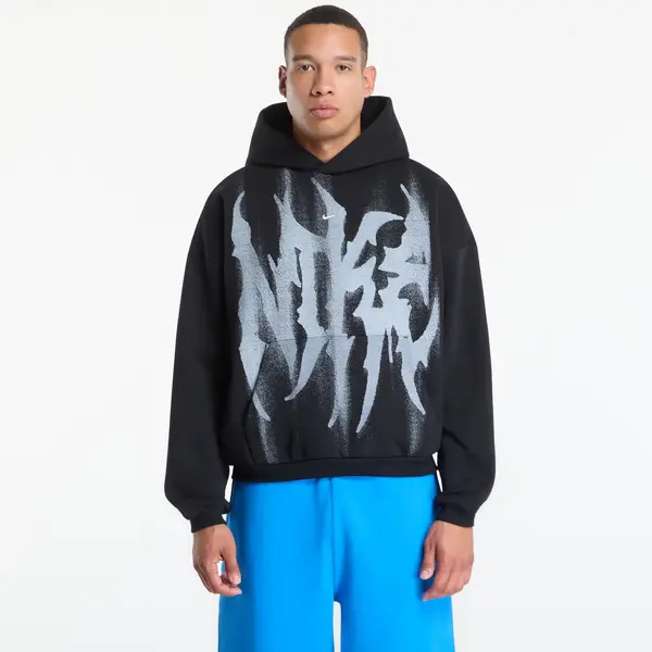 Nike Hoodica Nike Standard Issue Men's Brushed Pullover Basketball Hoodie Black/ White/ Pale Ivory S