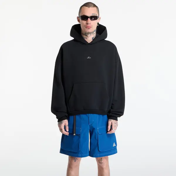 Nike Hoodica Nike Standard Issue Men's Therma-FIT Brushed Basketball Pullover Hoodie Black/ Pale Ivory XXL