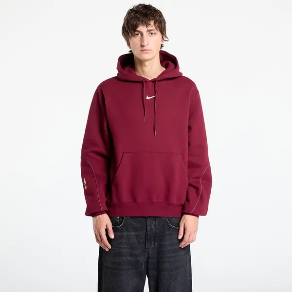 Nike Hoodica Nike x NOCTA Fleece CS Hoodie Dark Beetroot/ Adobe/ Citron Tint M