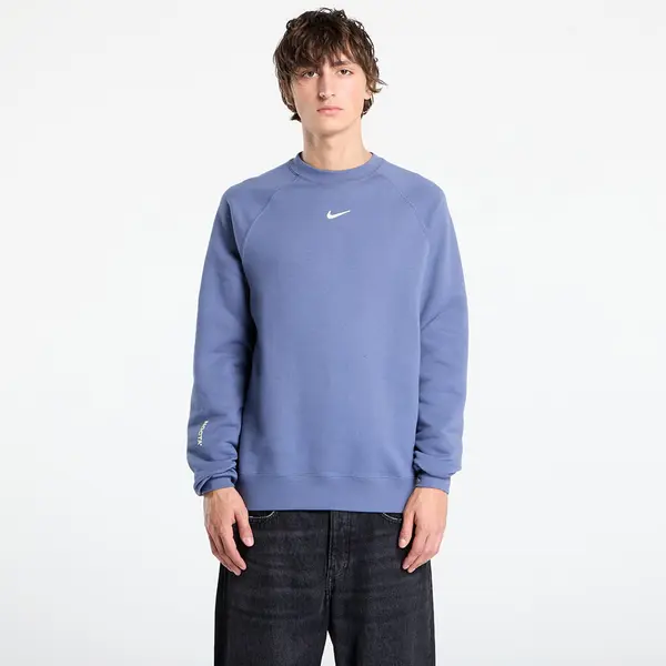 Nike Hoodica NOCTA Men's Fleece CS Crew Diffused Blue/ Citron Tint S