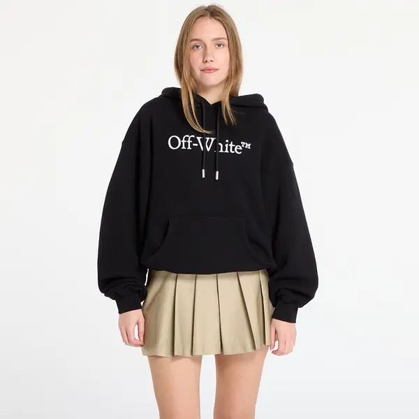 Off-White Hoodica Off-White Big Logo Bookkish Over Hoodie Black/ White S