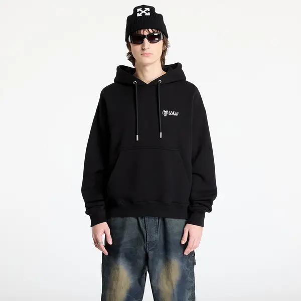 Off-White Hoodica Off-White Script Skate Hoodie Black/ White M
