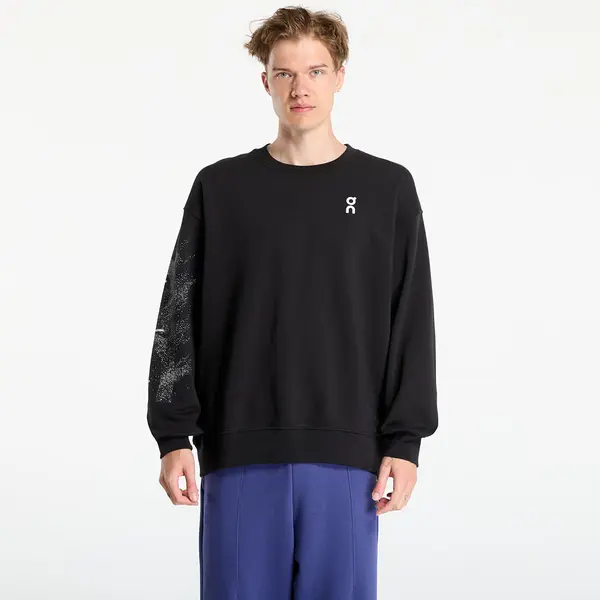 On Hoodica On Club Crew Graphic Black L