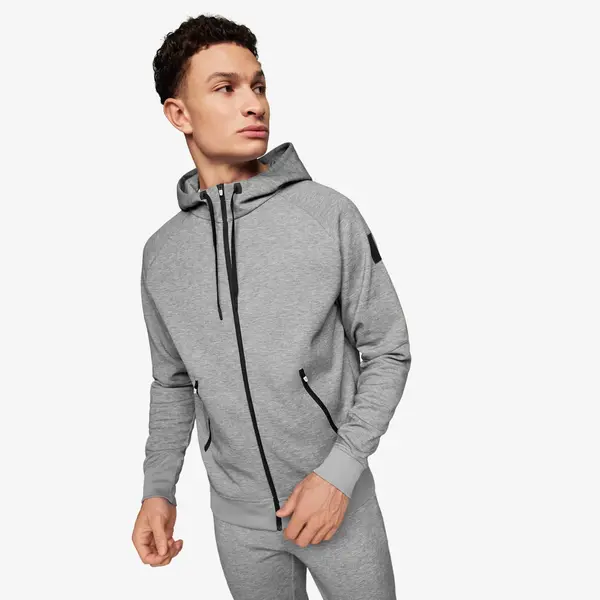 On Hoodica On Zipped Hoodie Grey M