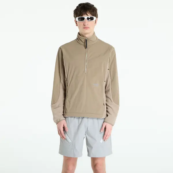 Pas Normal Studios Hoodica Pas Normal Studios Off-Race Light Fleece Half-Zip Beige L