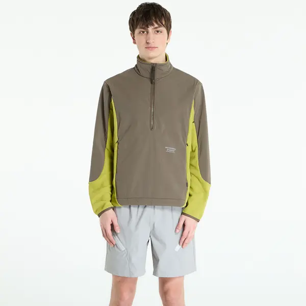 Pas Normal Studios Hoodica Pas Normal Studios Off-Race Light Fleece Half-Zip Moss Green M