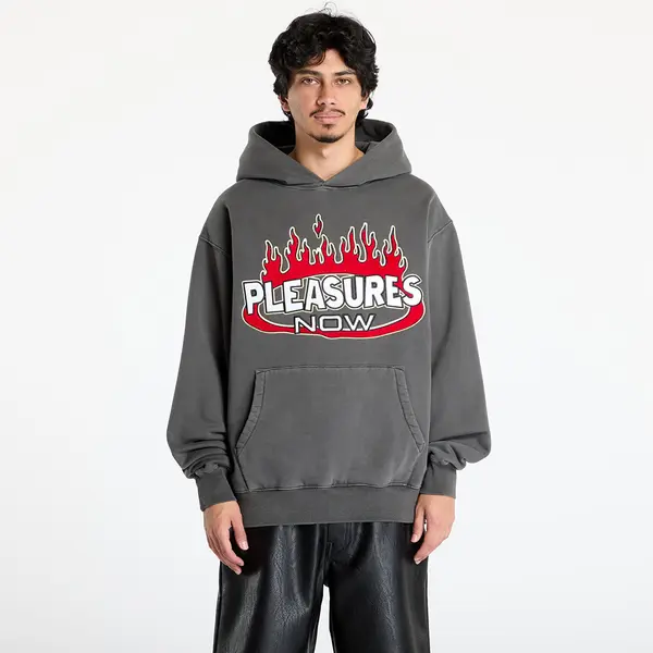 PLEASURES Hoodica PLEASURES Flame Hoodie Faded Black S