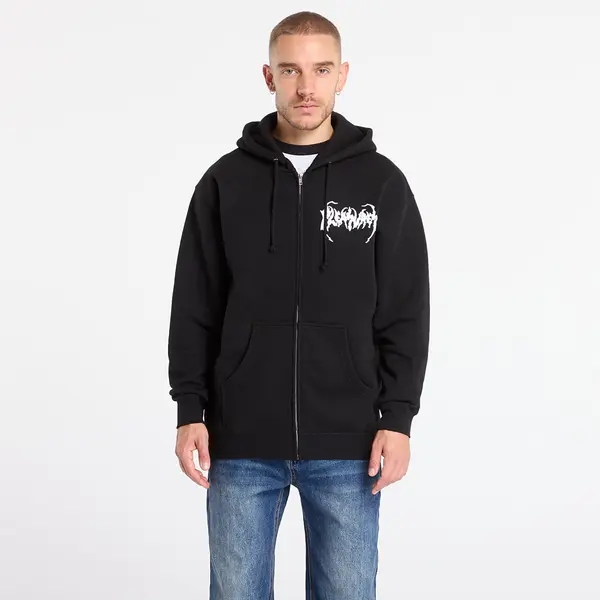 PLEASURES Hoodica PLEASURES Pond Zip Hoodie Black L