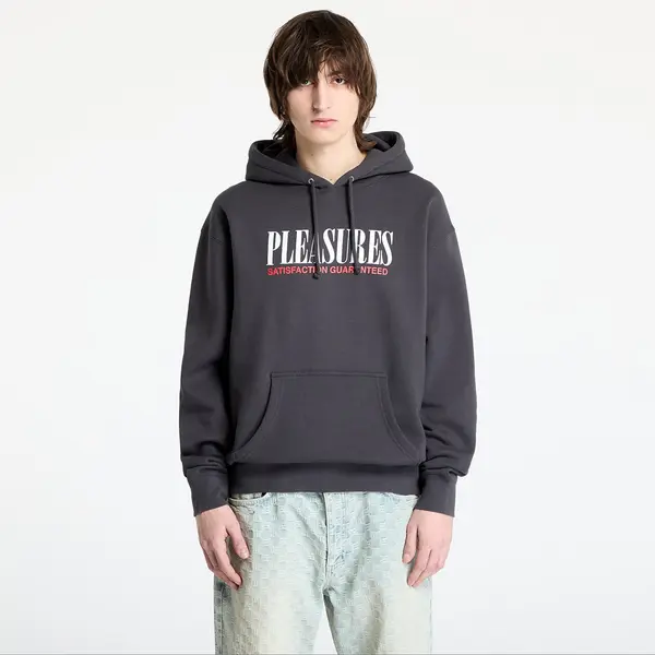 PLEASURES Hoodica PLEASURES Satisfaction Hoodie Asphalt S